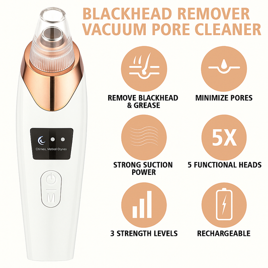𝐏𝐚𝐧𝐢𝐏𝐫𝐨𝐨𝐟™ – Electric Acne Pore Cleaner &amp; Blackhead Remover