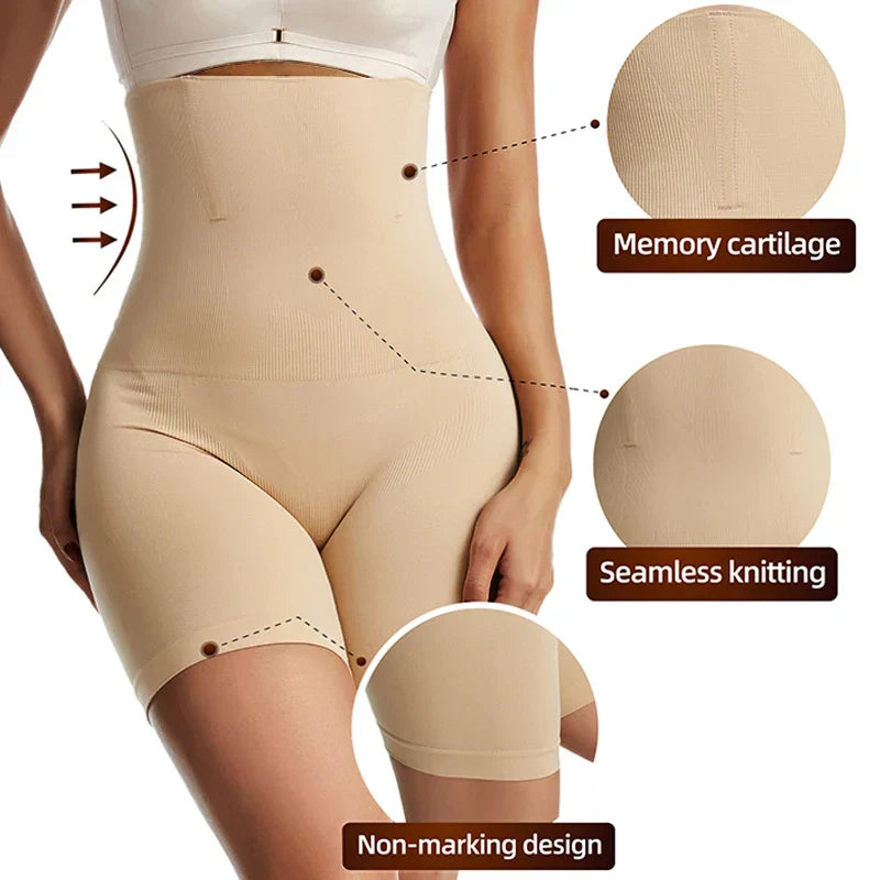𝐏𝐚𝐧𝐢𝐏𝐫𝐨𝐨𝐟™ – Women’s High Waist Flat Angle Shapewear Pants